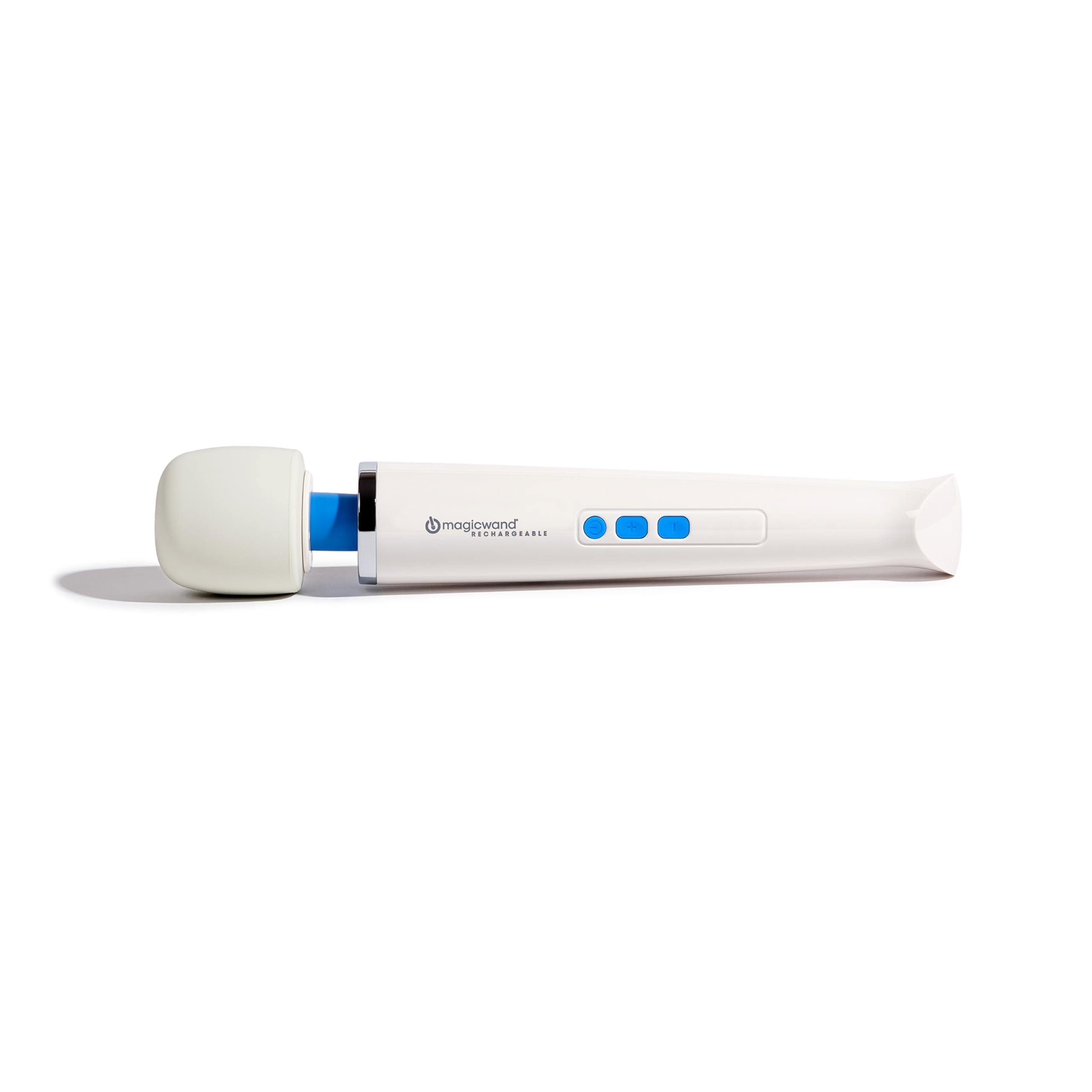 Magic Wand Rechargeable HV-270 – Cordless 4-Speed, 4 Patterns Handheld Vibrator & Personal Massager for Women, Men, & Couples – Flexible Silicone Head, Rechargeable with Plug-and-Play Power Option