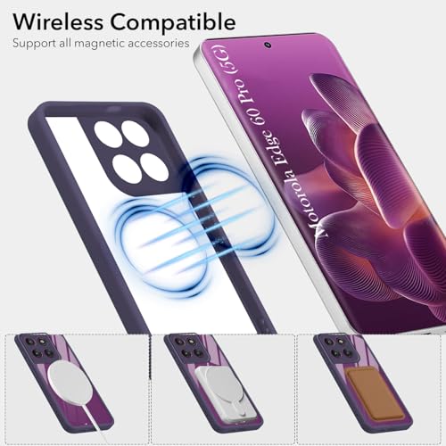 Image of Jkobi Ultra-Hybrid Back Cover Case for Motorola Moto Edge 60 Pro (Lifetime Anti Yellow | Anti Scratch | Crystal Clear Shockproof)