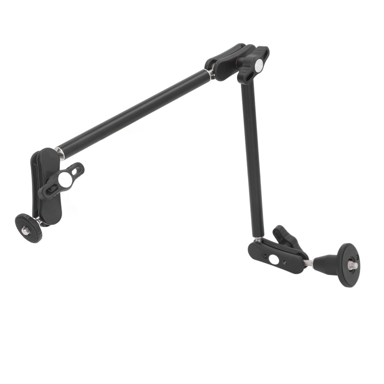 Brazo Mágico de Fricción Articulado Soporte de Cámara para Luz LED/Equipo de Vídeo con Micrófono Brazo Articulado Dos Secciones Rotación de 360° 1/4 Pulgada 3/8 Pulgada 4.4 LB