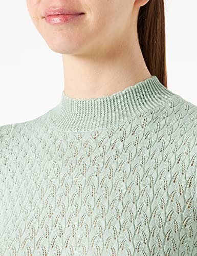 Naf Naf MOUNTY Pullover, Verde Tenue, M Donna