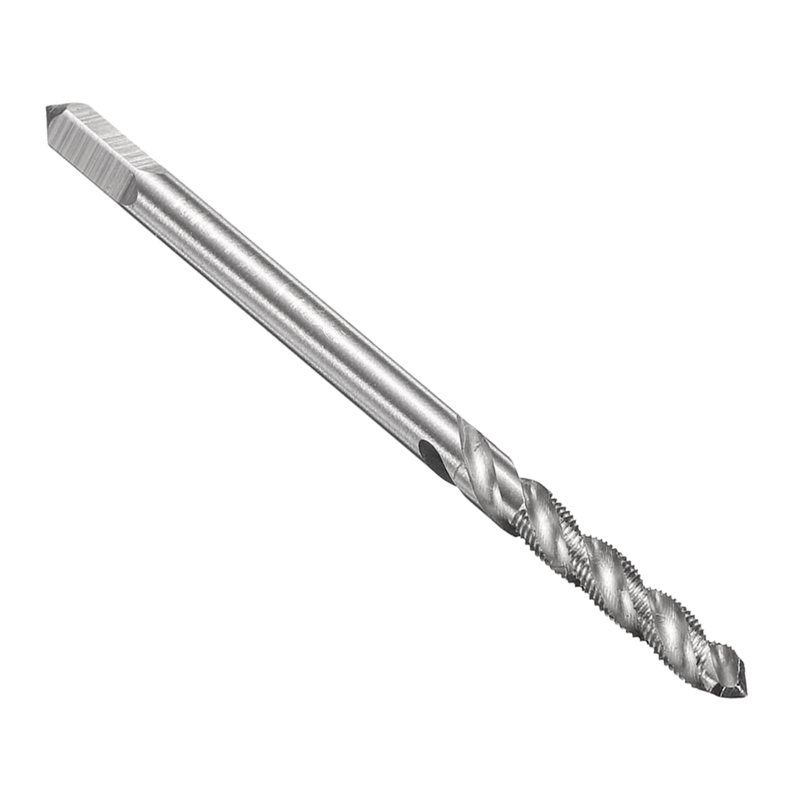 sourcing map Spiral Flute Thread Taps M3 x 0.5 H2 Metric Machine Threading Tap Bit, Uncoated Screw Tapping Repair Tool, M2 High-Speed Steel (HSS)