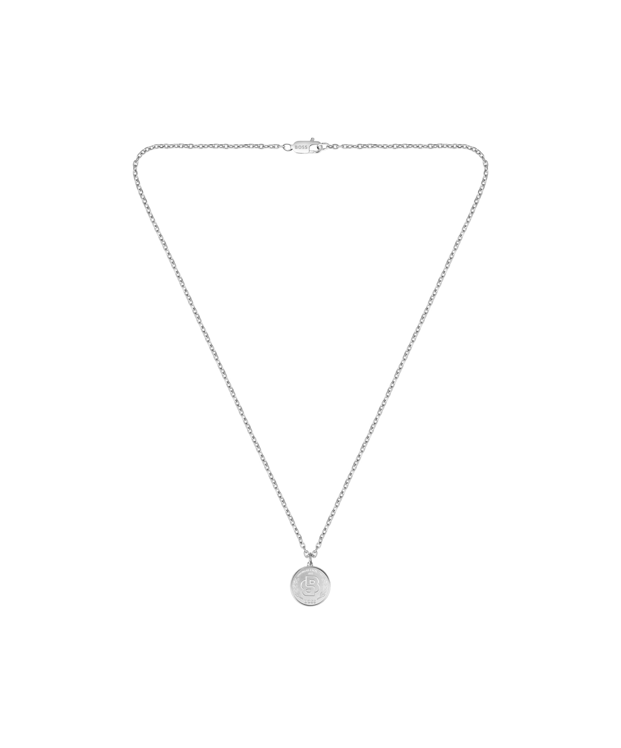 Boss Gents Boss Double B Medallion Necklace
