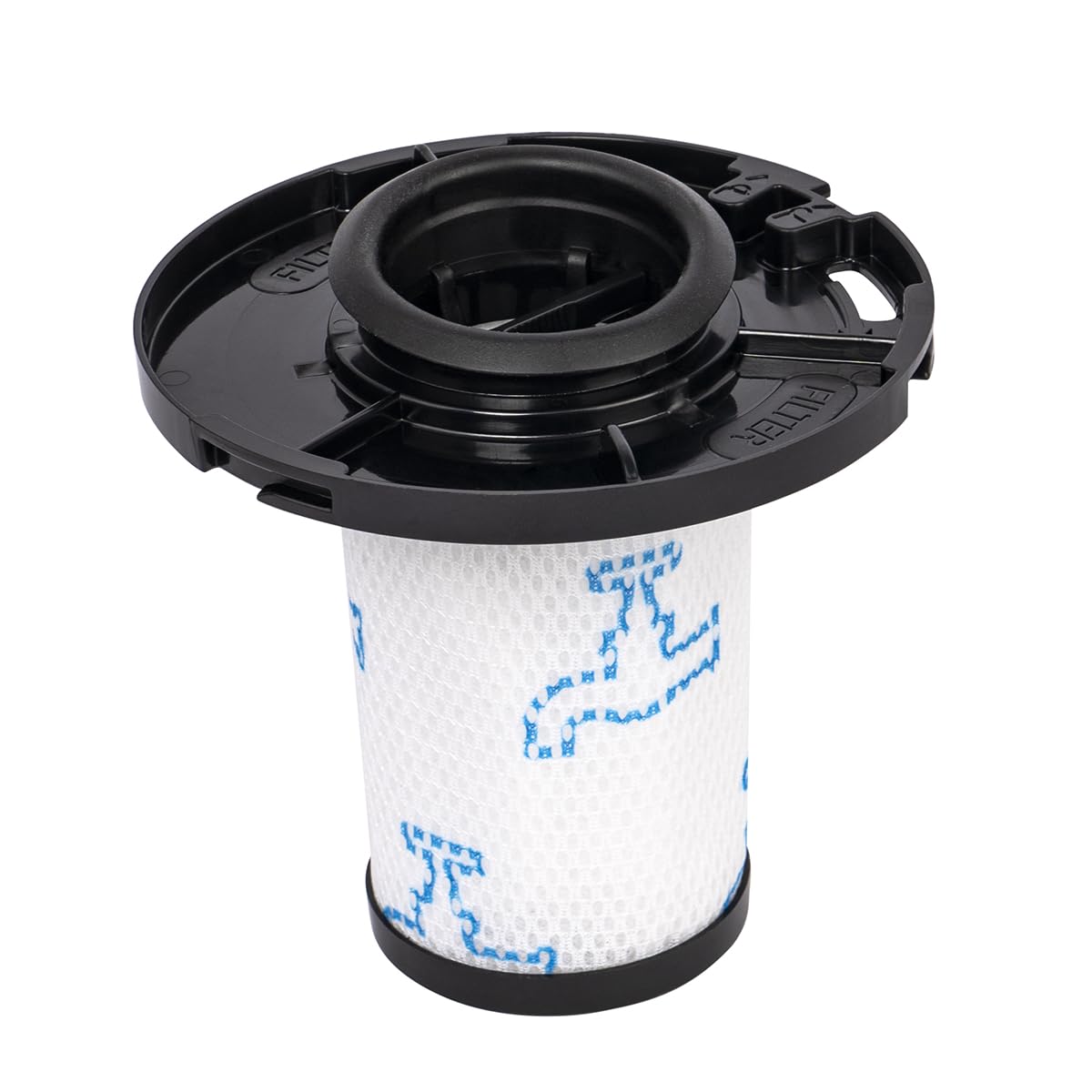 YanBan Lot de 4 filtres d'aspirateur réutilisables compatibles avec Rowenta X-Force Flex 11.60, 12.60, 14.60 et 15.60 (2 filtres pré-et 2 filtres post-moteur), remplace ZR009007 et ZR009008