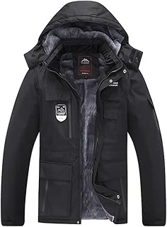 SevenDwarf casaco masculino Jaqueta quente de inverno masculina mais jaqueta de neve grossa à prova de vento e jaqueta de montanhismo à prova de chuva