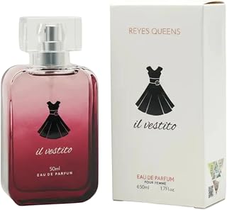 Everlyx - Perfume Il Vestito 50ml Pour Femme - Fragancia femenina elegante y sofisticada con notas dulces y empolvadas - Aroma delicado y duradero