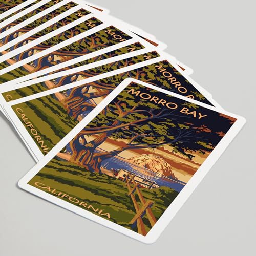 Morro Bay, California, Naipes de Poker, 52 cartas miniatura 5