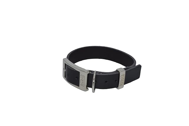 Foto 2 de 3 de BUB’S - Collar de Cuero para Perro Mediano - Material Vacuno Suave Resistente (M 31 a 43cm