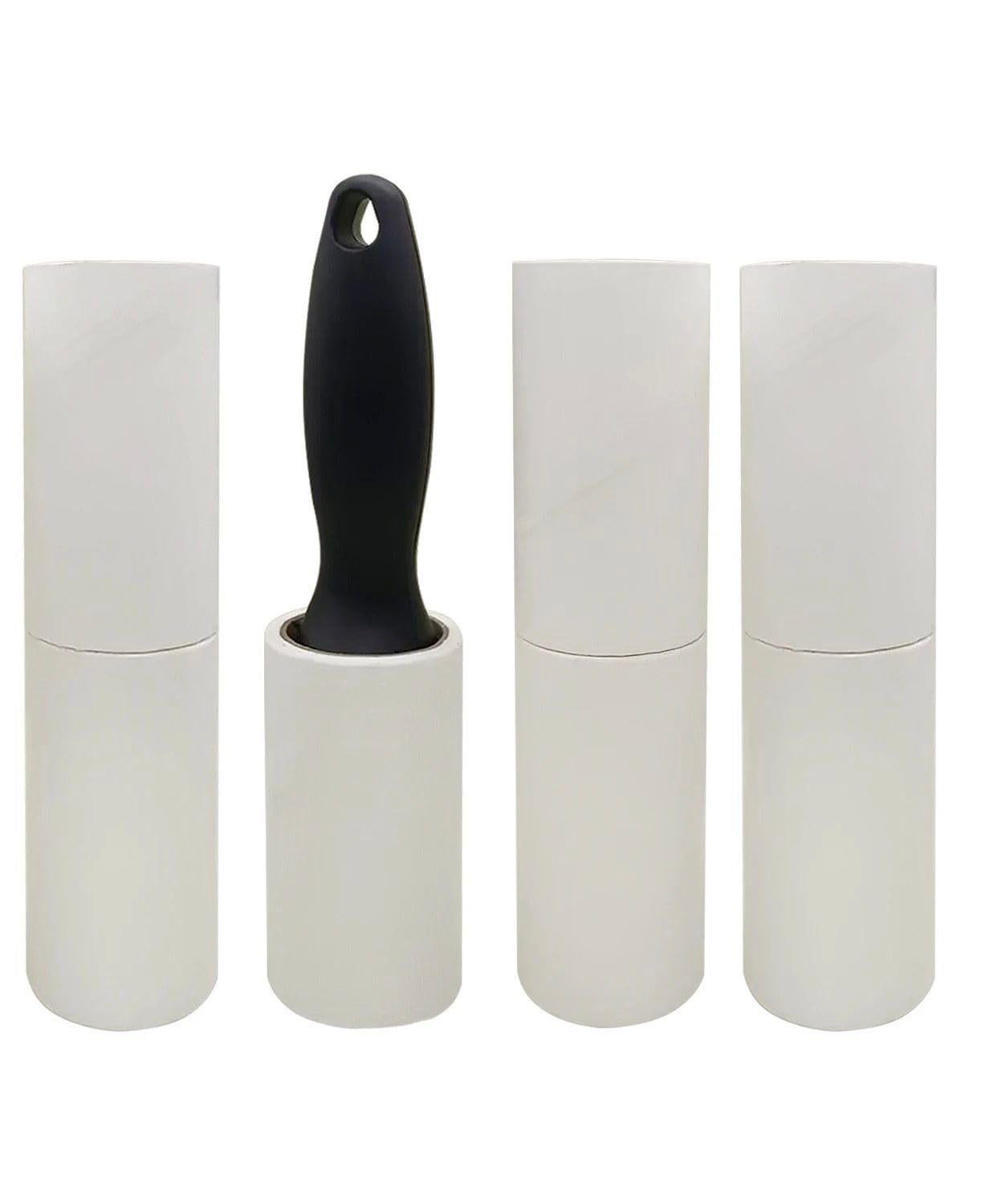 PiikayLint Roller Remover Hair Kit, Extra Sticky Reusable Lint Remover with 360 Sheets(7 Rollers+1Upgraded Handles)-Fluff Brush for Clothes/Furniture/Bed/Car/Dog Cat Hair/Carpet/Dust