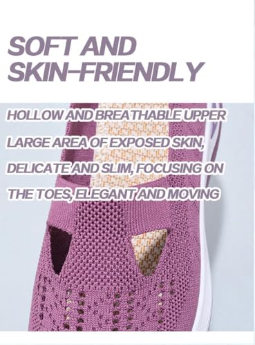 Inspire Uplift Shoes for Women, Summer Breathable Flat Feet Support All-Day Standing Comfort Hands-Free Slip on Loafers Sneakers Mother's Gift3