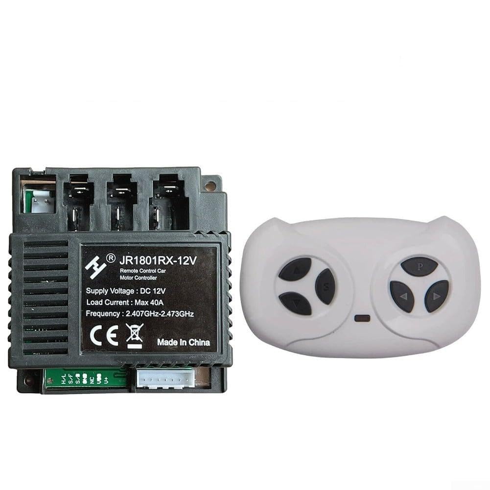 Connectez efficacement la voiture électrique de votre enfant avec le récepteur JR1801RX 12 V et le système de télécommande (ensemble complet)