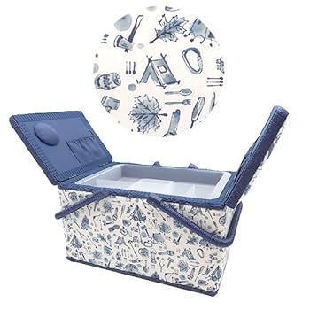 【ご確認用】✮518 布バスケット　リバティ　トレスコ　ブラック　ハンドメイド 送料無料//SASHIKO STITCH SQUARE BASKET（dottodotオリジナル