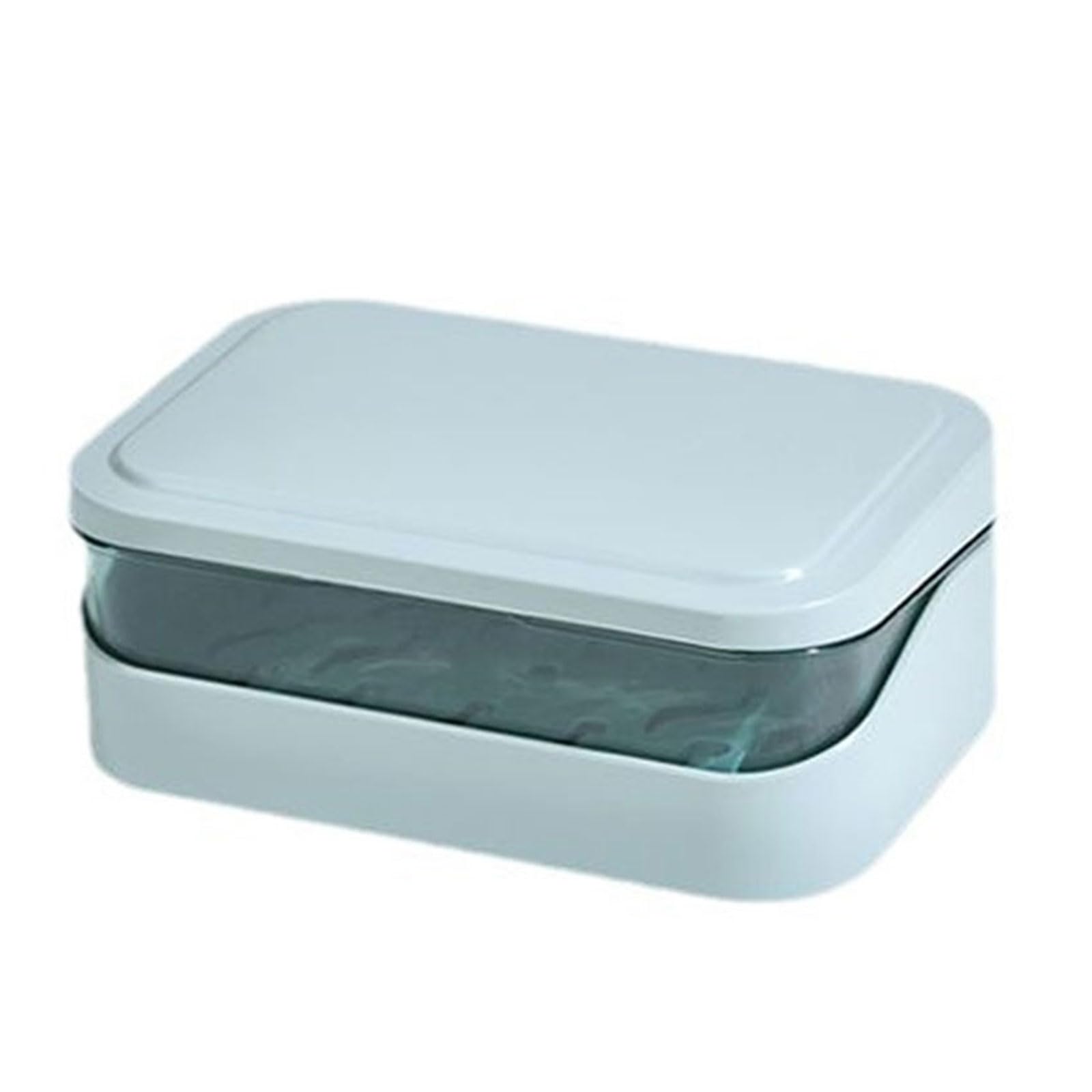 carotoe Soap Tray Soap Case Leak Proof Double Layer Design with Drainage for Camping Gym Portable Bathroom Box