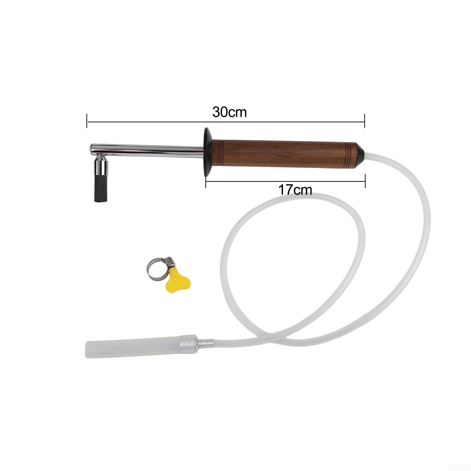 Cepillo portafiltros para cafeteras espresso, cepillo de limpieza de vapor con mango de madera, cerdas de nailon para cafeteras espresso, accesorios, 58 mm, filtro portafiltro