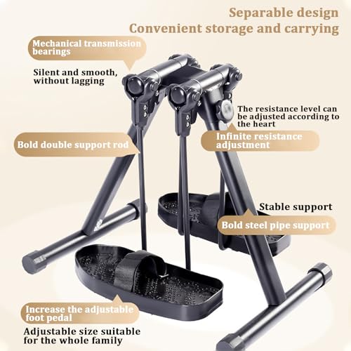 Bicicleta pedalera ajustable para ejercicio en casa miniatura 5