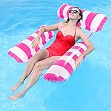 4 en 1 multifunción:El flotador hinchable perfecto para piscinas, hamacas, tumbonas,rafting y sillas deportivas. ¡Puedes sentir la frescura del verano en el agua y en la playa,y pasar este maravilloso verano con familiares y amigos!