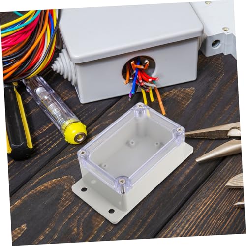 Boîte jonction étanche transparente lot de 3 pour câble électrique extérieur