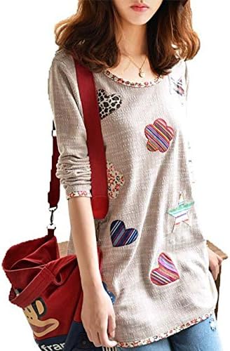 TRURENDI Women Oversized Winter Knit Pullover Jumper Loose Sweater Knitwear Top Blouse Apricot