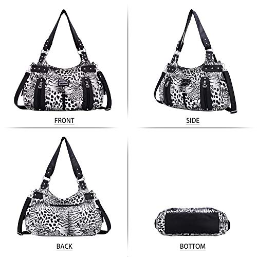 Image of Angel Kiss Large Purses and Handbags for Women Washed Faux Leather Crossbody Hobo Satchel Shoulder Handbag Tote Purse