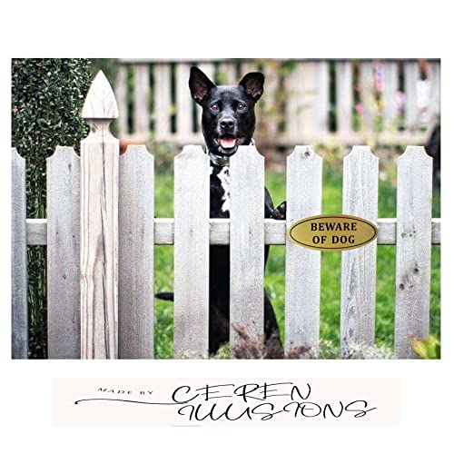 Beware Of Dog Sign Luxury Design Long Lasting Aluminum Multi Size (3-Pack) Beware Of Dog Signs For Fence | 2 X Large And 1 X Small | Dog On Premises Sign | Yard Sign #TOP1
