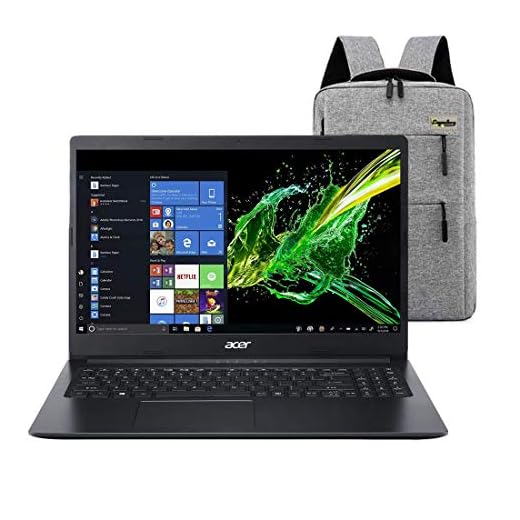Acer Aspire 1 15 15.6 Inch HD Laptop, Intel Celeron Dual-Core N4000, 4GB DDR4 RAM, 64GB eMMC, HDMI, RJ-45, WiFi, Windows 10 in S Mode, W/ Legendary Computer Backpack & Mouse Pad Bundle