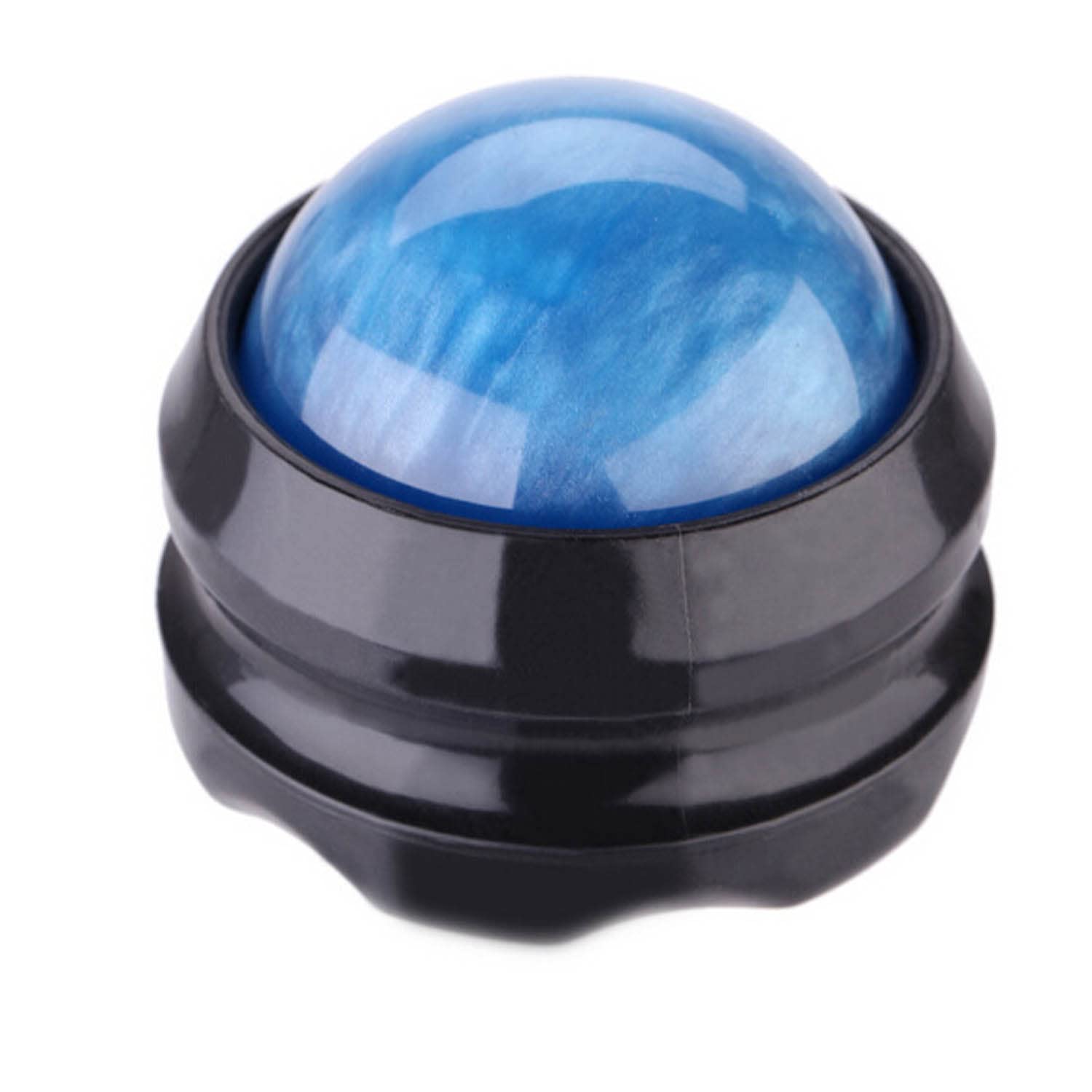 Massage Roller Ball Massager and Therapy Tool for Sore Muscles, Shoulders, Arms, Neck, Back, Feet, Body, Deep Tissue, Stiffness, Joint Pain, Stress Relief (Blue)