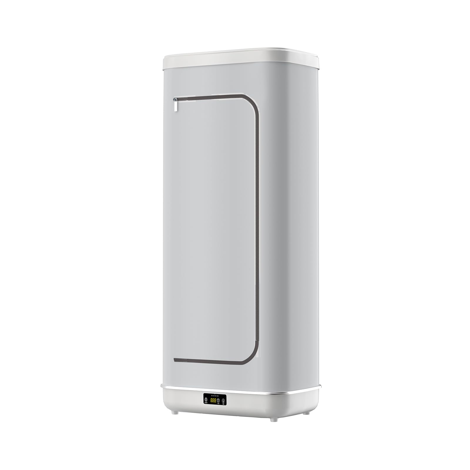 Freestanding Towel Warmer Rack with LED Display, Timer, and Temperature Control - Aluminum Electric Heated Large Towel Warmer Bucket for Bathroom Towel Rack Heater