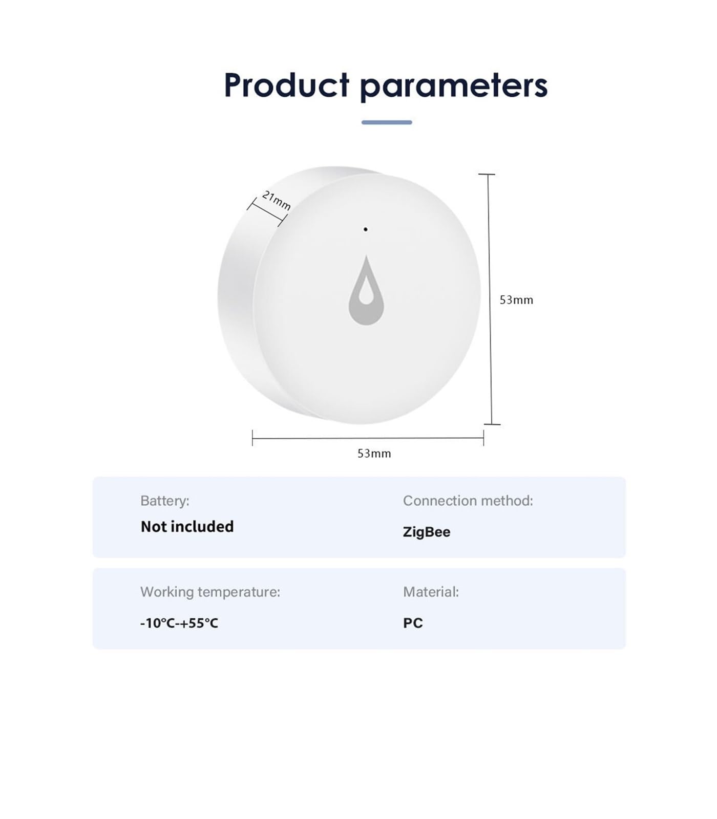 Alarme Intelligente, 4 Pièces Alarme Intelligente Capteur De Fuite D'eau Détecteur Détection Sans Fil Sécurité À Domicile