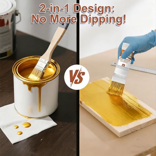 Image of Liquid Gold Paint 6.35 Oz, Non-Fading Finish for Art, Wood & Clay Crafts | Long-lasting non-fading metallic finish. Works great on canvas, wood decor, clay crafts and all kinds of art creation.