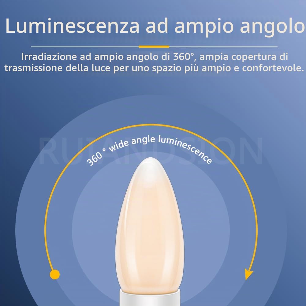 Ruiandsion G9 Lampadine LED Dimmable 2200K Bianco Caldo 220-240V 4W 4 Filamento LED G9 Lampadine Della Casa Equivalente 40W Lampada alogena per Lampadario Della Casa Indoor Lampade da Soffitto(10PCS)