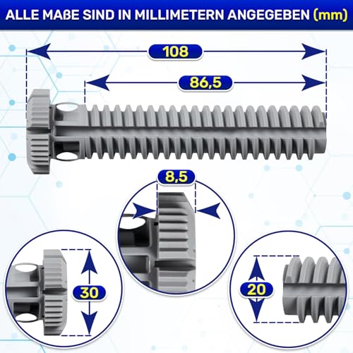 4 Stück Füße für Geschirrspüler mit Originalcode 6033081 06033081 für Miele G1xxx–G7xxx - Garantie 10 Jahre - MONTERAL
