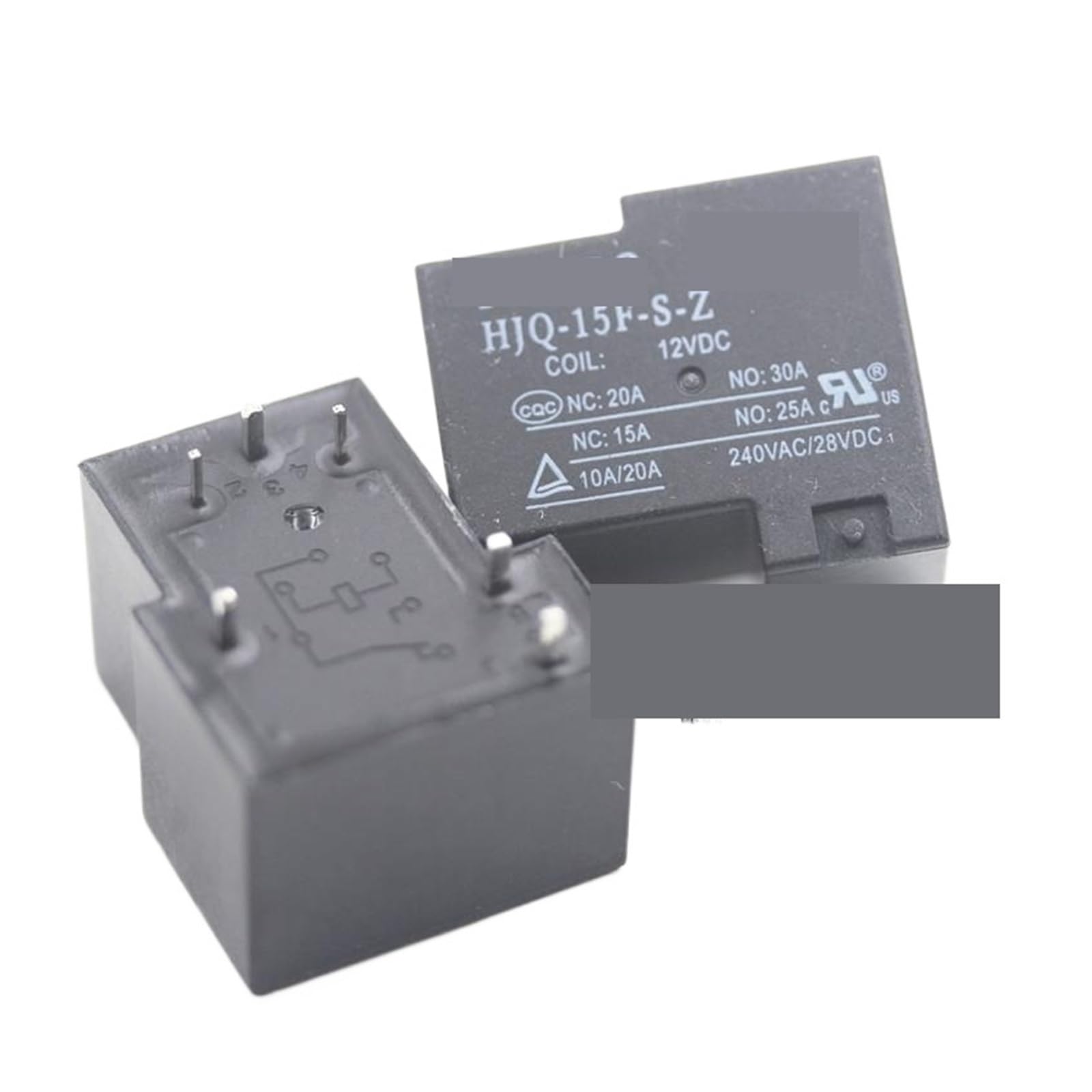 Relais HJQ-15F-S-Z 12VDC inversion fluide mini relais 6 broches