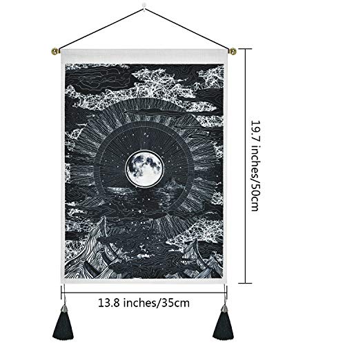 Pack of 2 Tapestry Moon and Star Tapestry Ocean Wave Tapestry Black and White Tapestries Mountain Tapestry Sunset Great Wave Tapestry Wall Hanging for Room(35X50cm) steampunk buy now online Pack of 2 Tapestry Moon and Star Tapestry Ocean Wave Tapestry Black and White Tapestries Mountain Tapestry Sunset Great Wave Tapestry Wall Hanging for Room(35X50cm) steampunk buy now online