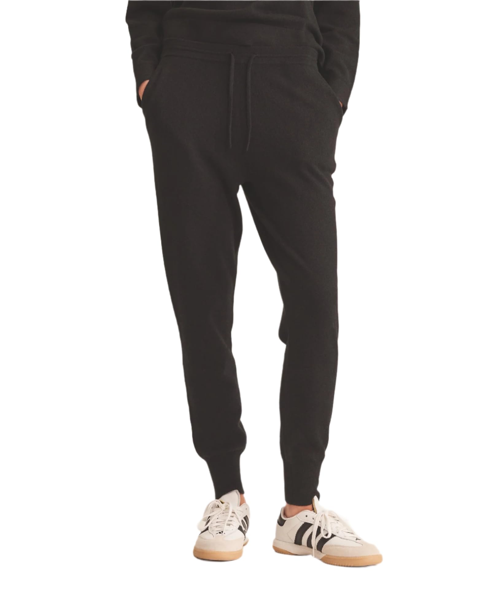 NAADAM Women's The Off-Duty Cashmere Jogger Pants Black