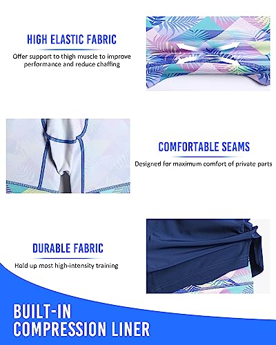 Image of maamgic Mens 5 inch Gym Running Shorts for Men 2 in 1 Quick Dry Workout Athletic Shorts