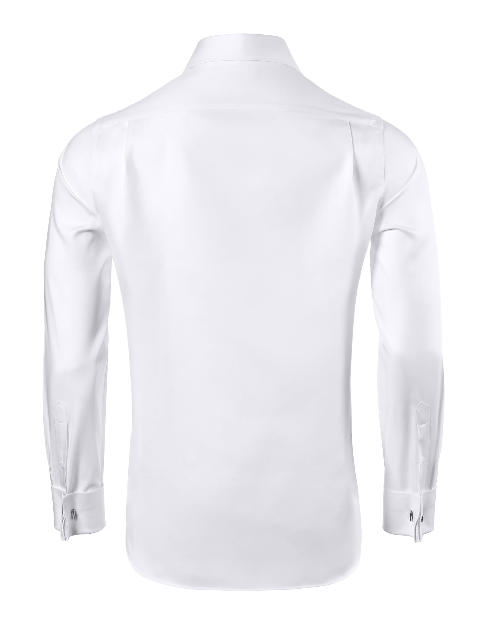 Vincenzo Boretti Herren Hemd Umschlagmanschette bügelfrei 100% Baumwolle Regular-fit Uni