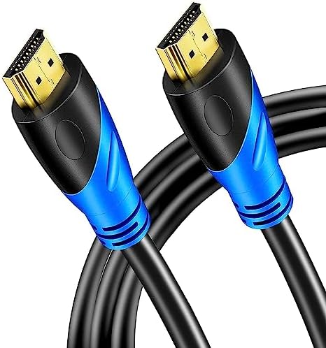 Rommisie 4K HDMI Cable 5 FT (HDMI 2.0,18Gbps) Ultra High Speed Gold Plated Connectors,Ethernet Audio Return,Video 4K,FullHD1080p 3D Compatible with Xbox Playstation Arc PS3 PS4 PS9 PC HDTV