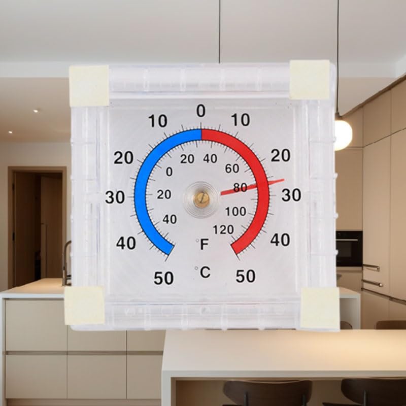 Outdoor Dial Pointer Type Thermometer Window Mounted Temperature Gauge