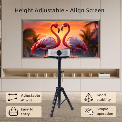 Image of SHOPEE Adjustable PA DJ Speaker Stand - Tripod Floor Stand with Adjustable Height for Professional Audio Equipment Black Speaker Stand