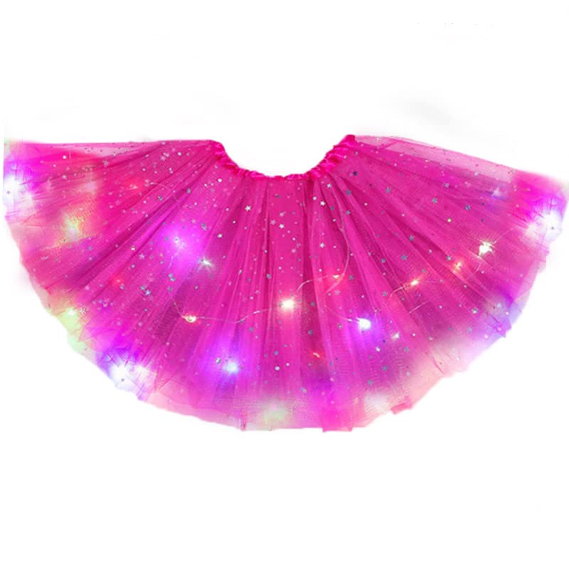 TWINKLEDE Light Up Tutu Led Tulle Tutus Skirts for Women Adults