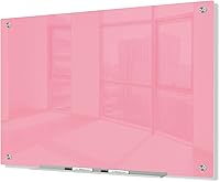 Vista 21 de J&J worldwide Glass Whiteboard Yearly Calendar - 35" X 47" Large Wall Whitrboard - White Board Dry Erase Planner for Wall Home, School, Office