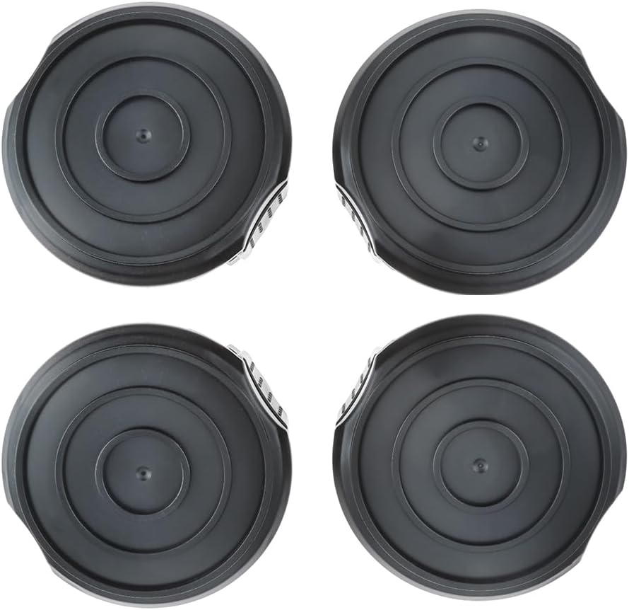 HicelloSpool Cap Cover Replacement for Hyper Tough HT19-401-003-03 HT18-401-002-01 HT10-401-002-01 Electric String Trimmers WA0037 Spool Cap Compatible with Worx WG184 WG168 WG190 WG191(4 Pack)