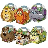 50 Scatole Happy Meal Per Feste - Tema Avana, Multicolore, Per Bambini, Party E Picnic - Foto 10