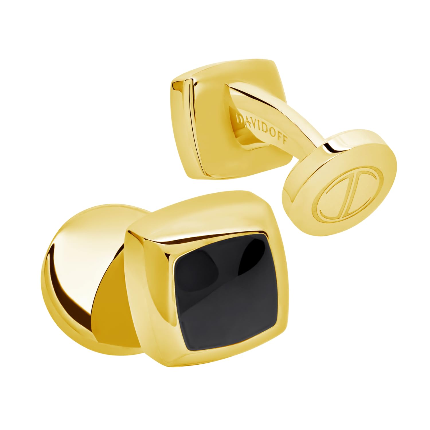DAVIDOFF ESSENTIALS Cufflinks - Mini Gemelos para hombre - gemelos para camisas fabricados en latón – accesorios de hombre para bodas y eventos