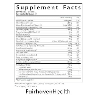 Fairhaven Health FertilAid for Men Fertility Togo