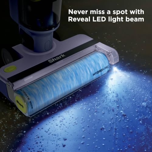 Shark HydroVac Reveal Cordless Vacuum, Mop and Self-Clean, Lilac, WD321 | Cordless Wet and Dry Vacuum and Mop, Edge Cleaning, Self-Clean Cycle, Reveal Lights, Removes Odors, Powerful Suction - image 4
