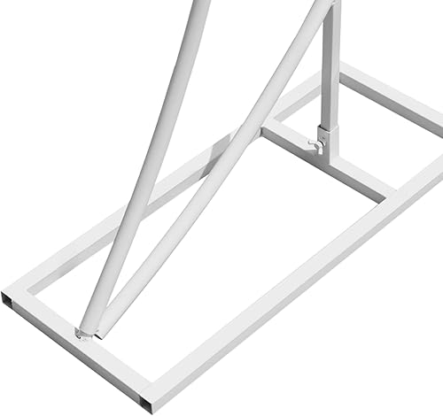 Miniatura 3 de 2 soportes de metal para arco de boda, 6.56 pies, luna creciente, blanco, arco de boda, soporte floral para baby shower, aniversario, decoración de