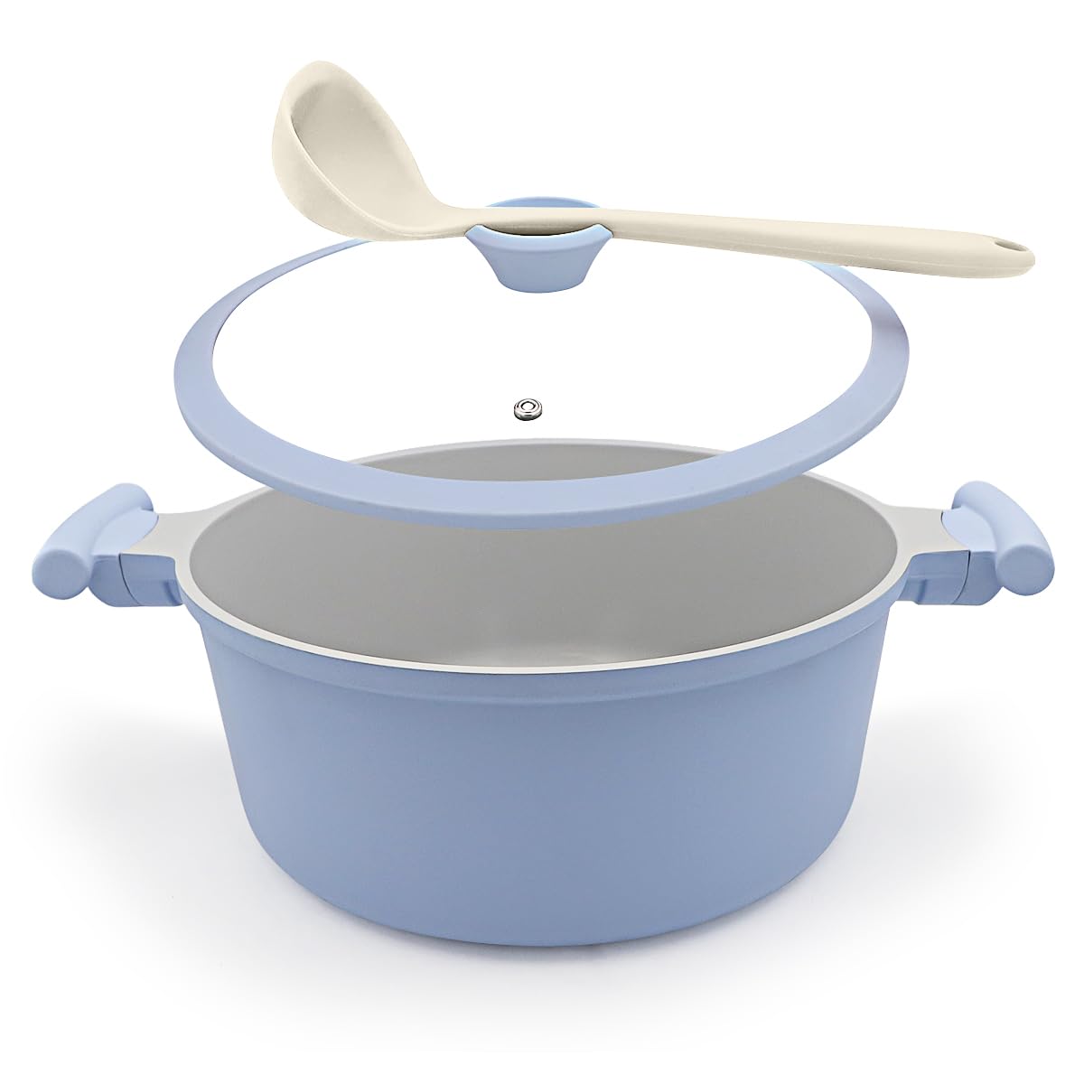 AIKENBBKK Kochtopf 28cm mit Deckel