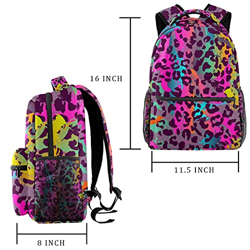 Sac à dos léopard robuste avec porte-bouteille ergonomique - 2