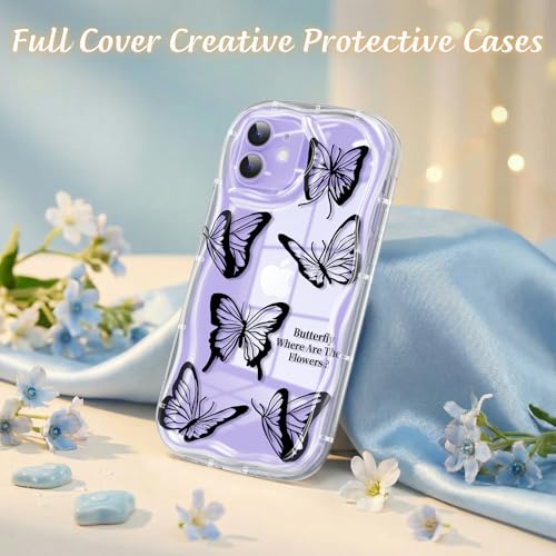Coque iPhone 12 pour femmes et filles idée cadeau papillon - 4