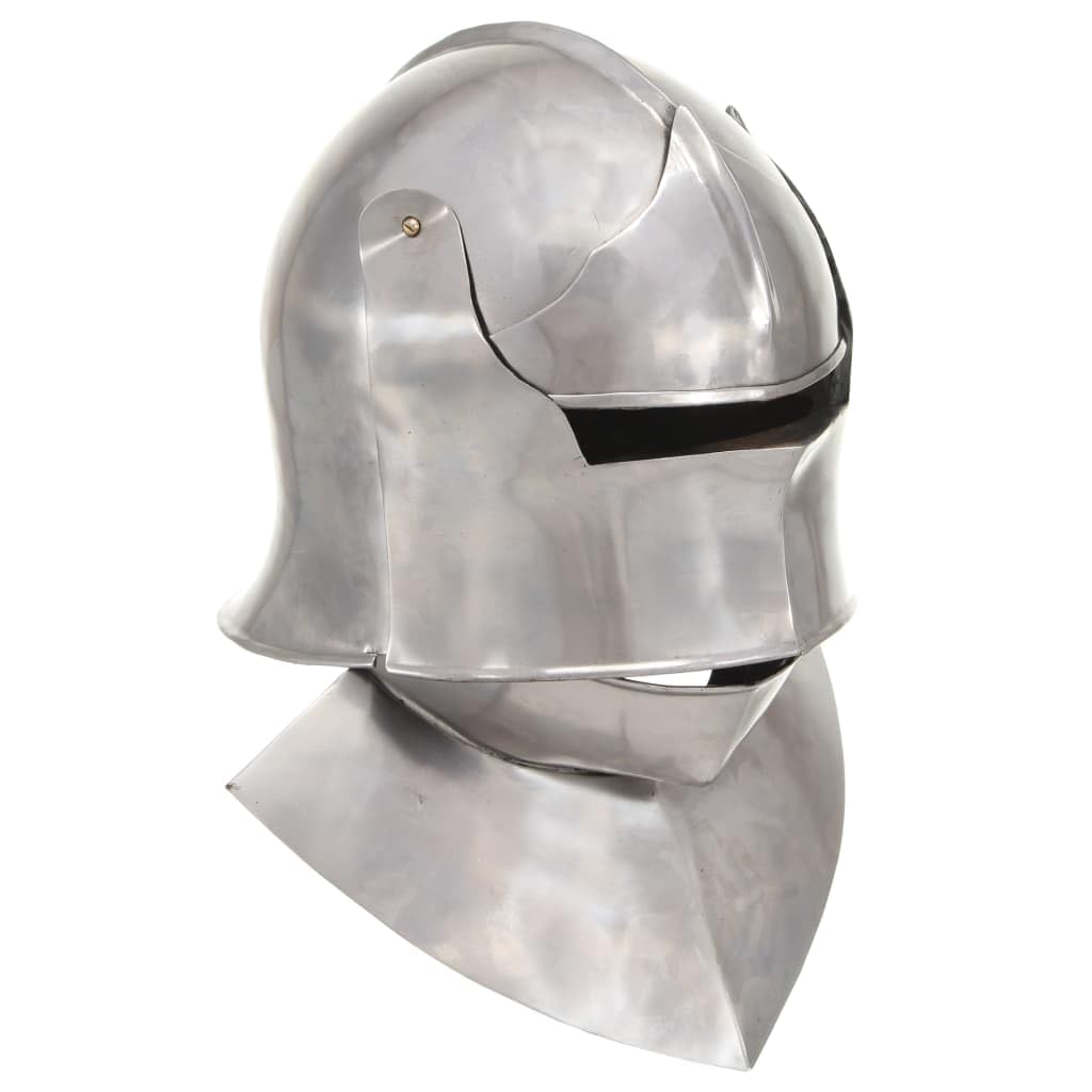 Genérico Réplica de Casco de Caballero Medieval Antiguo Larp Acero Plata,Arte y Ocio,Hobbies y Artes Creativas,Coleccionables,Armas coleccionables,286220